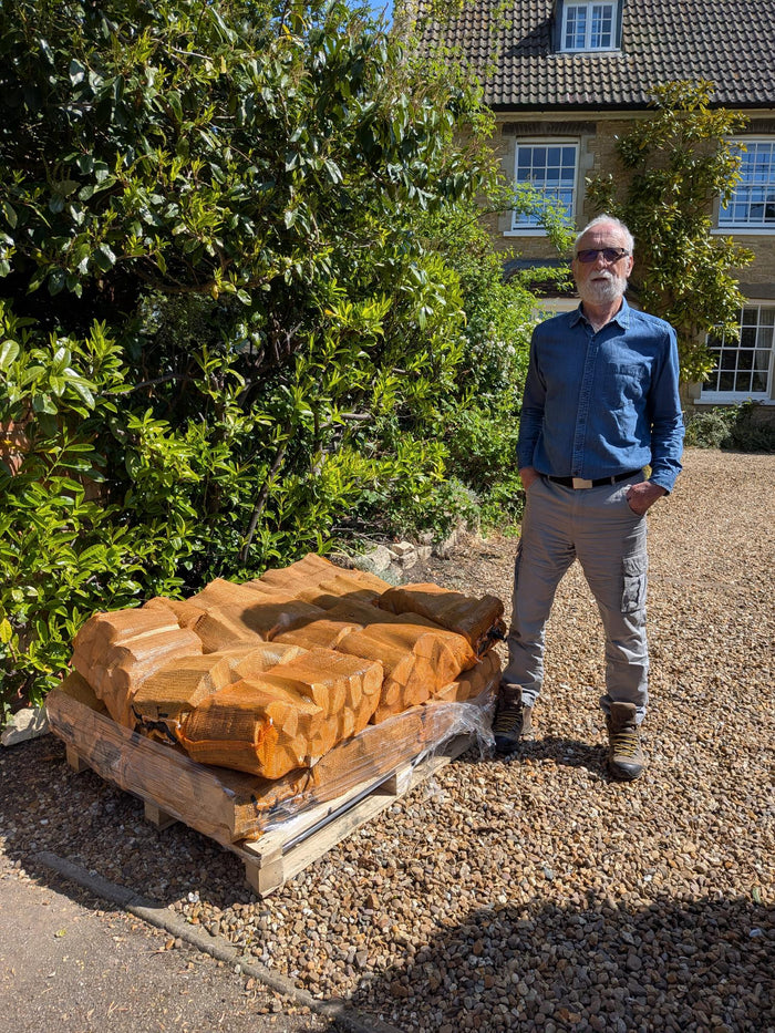 20 Nets of Kiln Dried Logs customer delivery photo