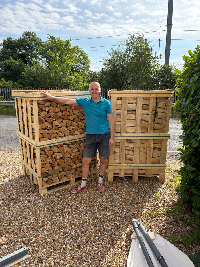 Kiln Dried Logs Extra Large Crate customer delivery photo