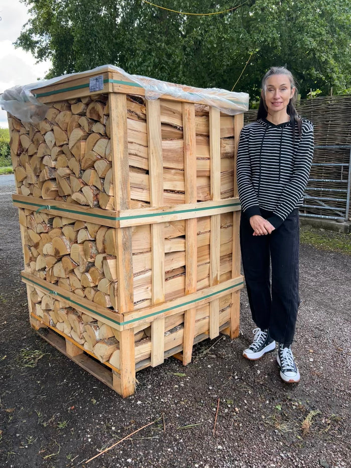 Kiln Dried Logs Extra Large Crate customer delivery photo