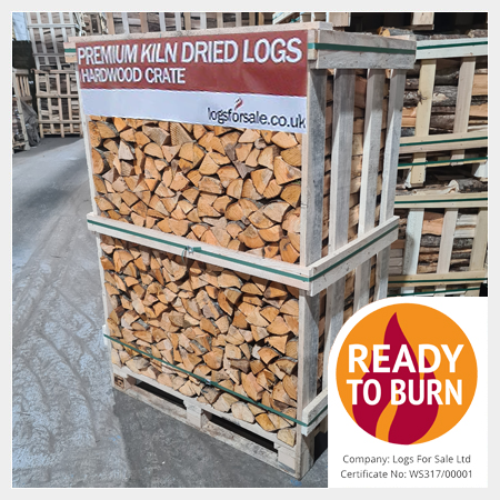 Kiln Dried Logs Large Compact Crate